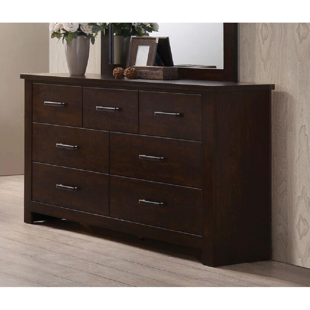 Panang 7 Drawer Dresser in Mahogany