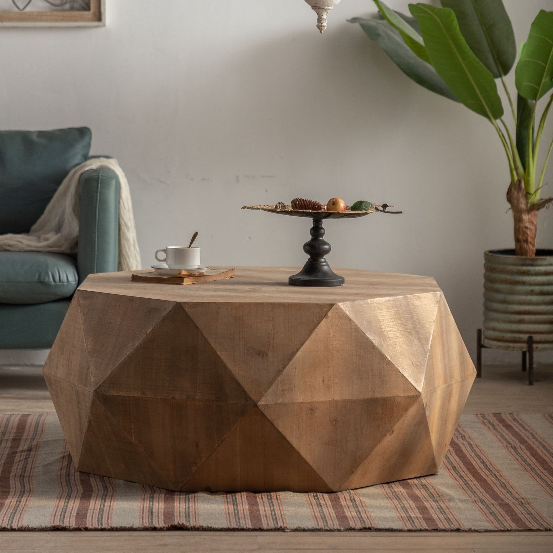 Three-dimensional Embossed Pattern Coffee Table