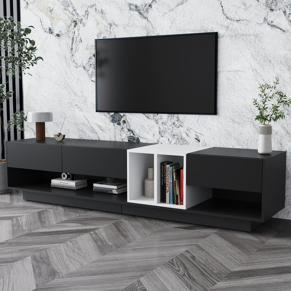 ON-TREND Sleek and Stylish TV Stand & Media Console