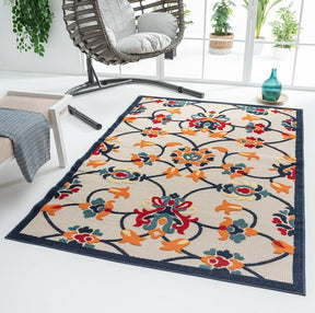 Stylish Classic Pattern Design Floral  Rug