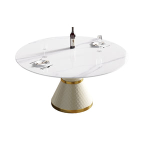 Modern artificial stone round Dining Table