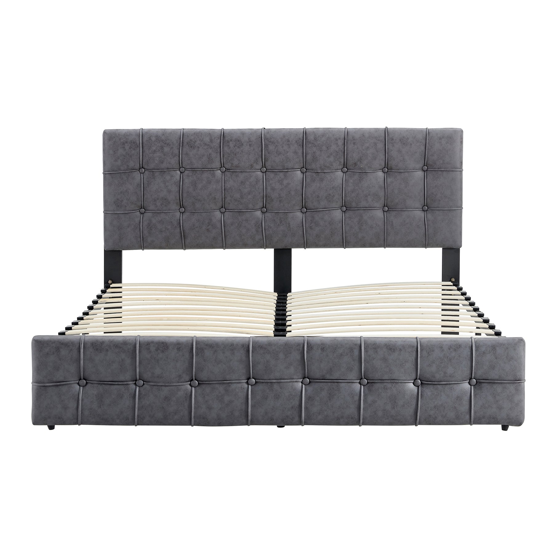 Modern Upholstered Bed | Queen Size