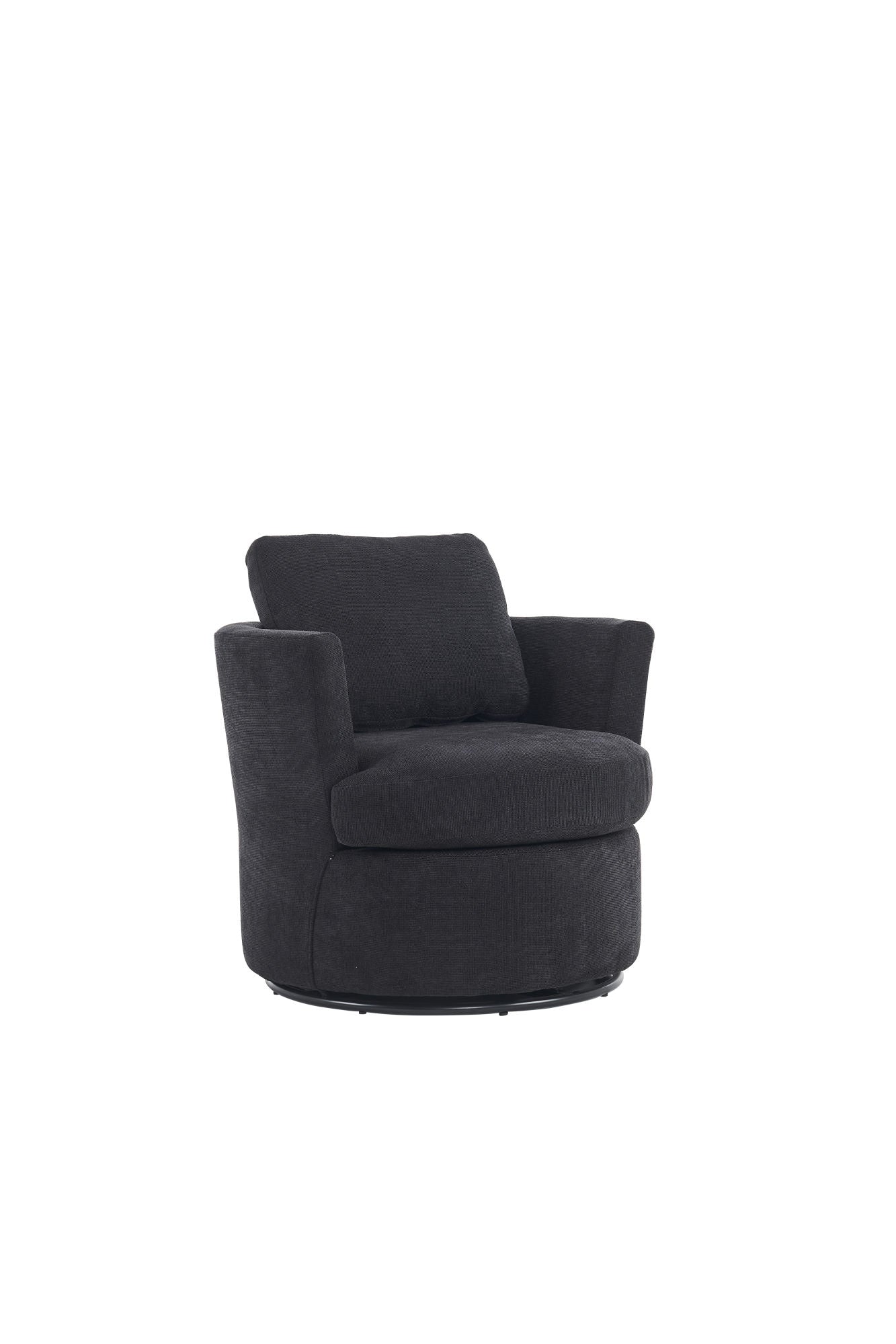 Swivel Barrel Round Accent Lounge Chair