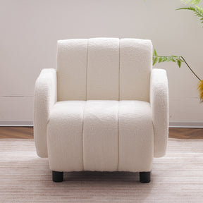 Modern Fabric Upholstered Reading Lounge Chair