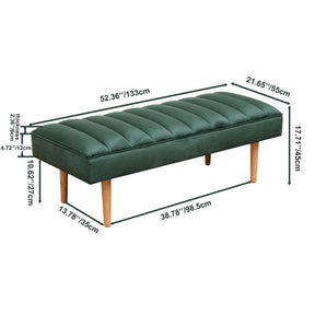 Accent Channel Tufted Ottoman