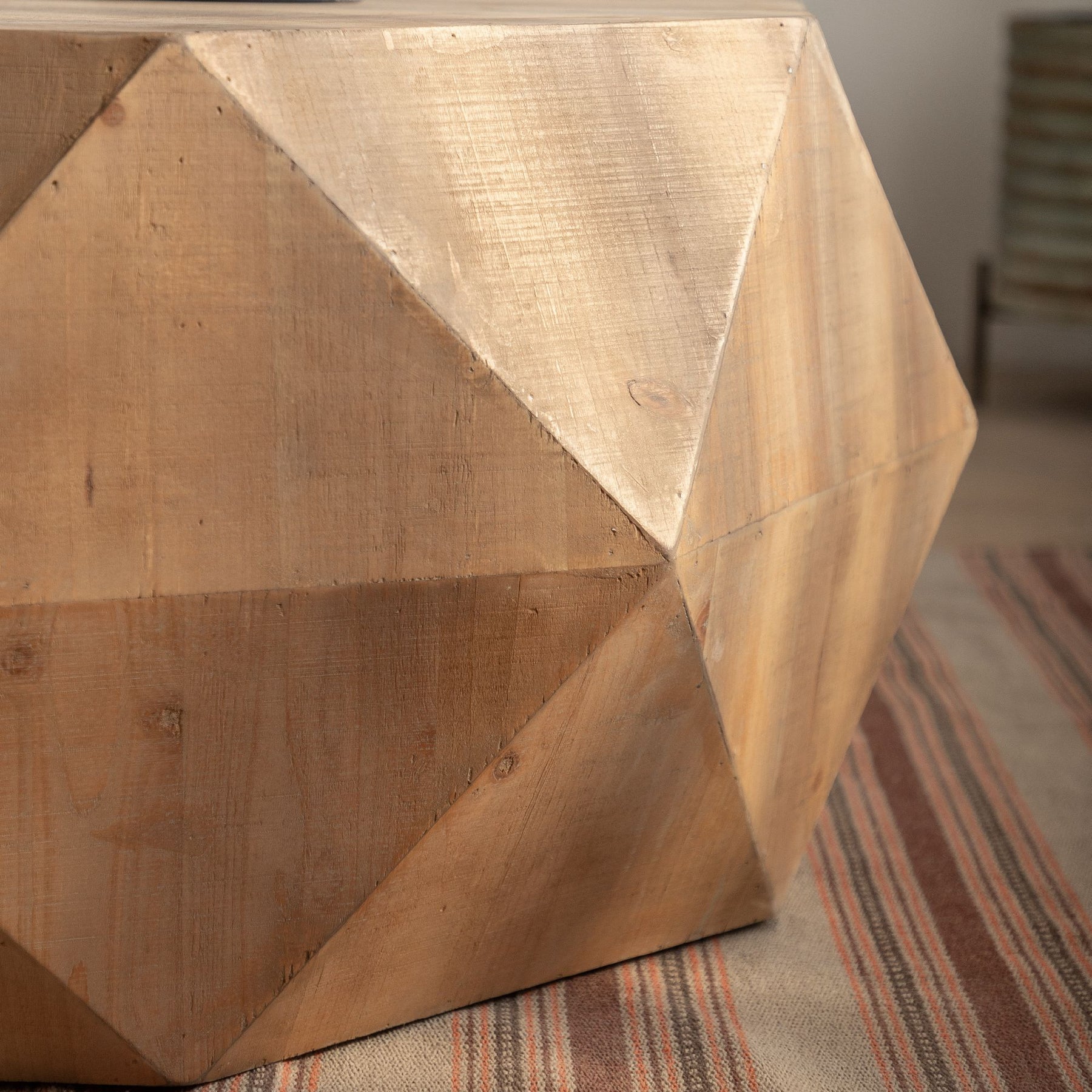 Three-dimensional Embossed Pattern Coffee Table