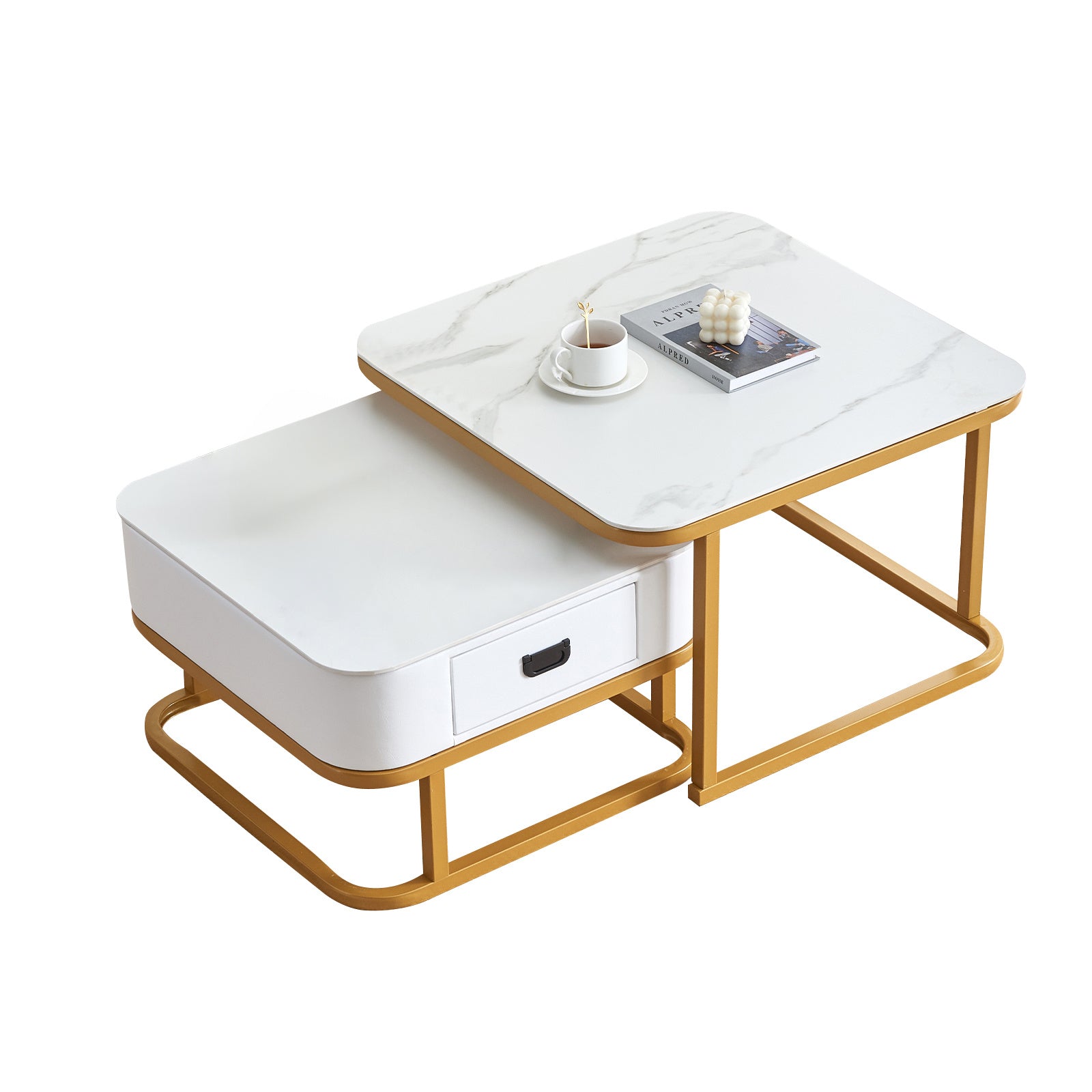 Modern Nesting Square Coffee Tables