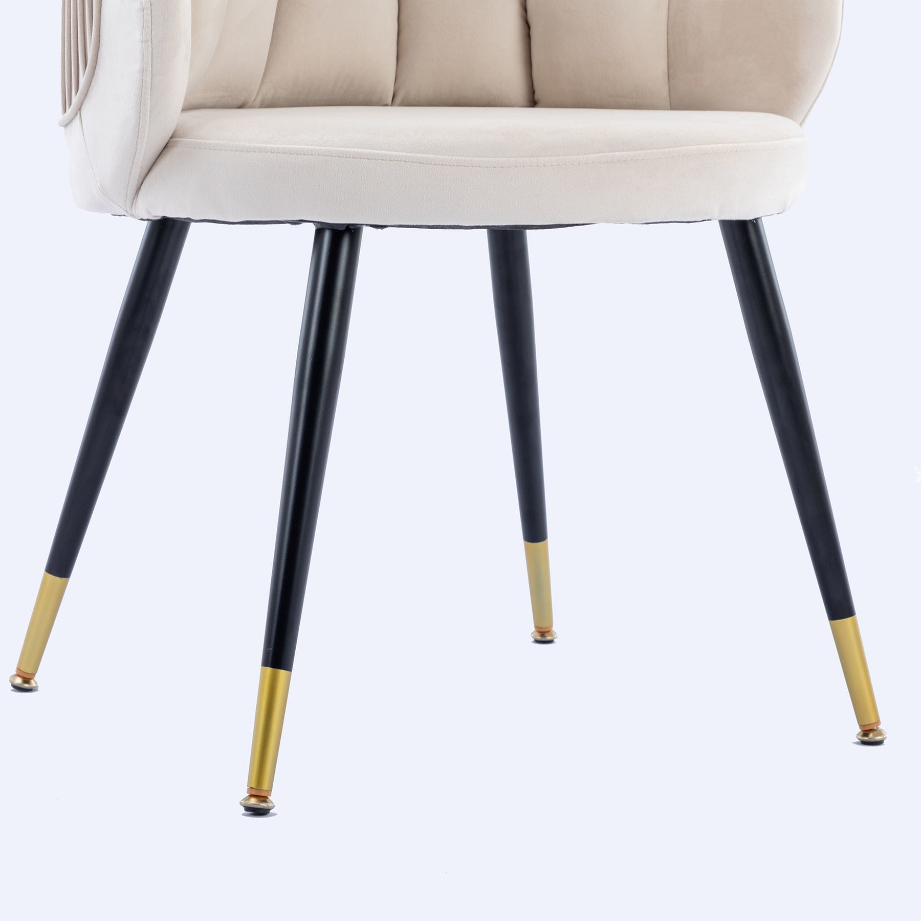 Off-White Velvet lounge chair