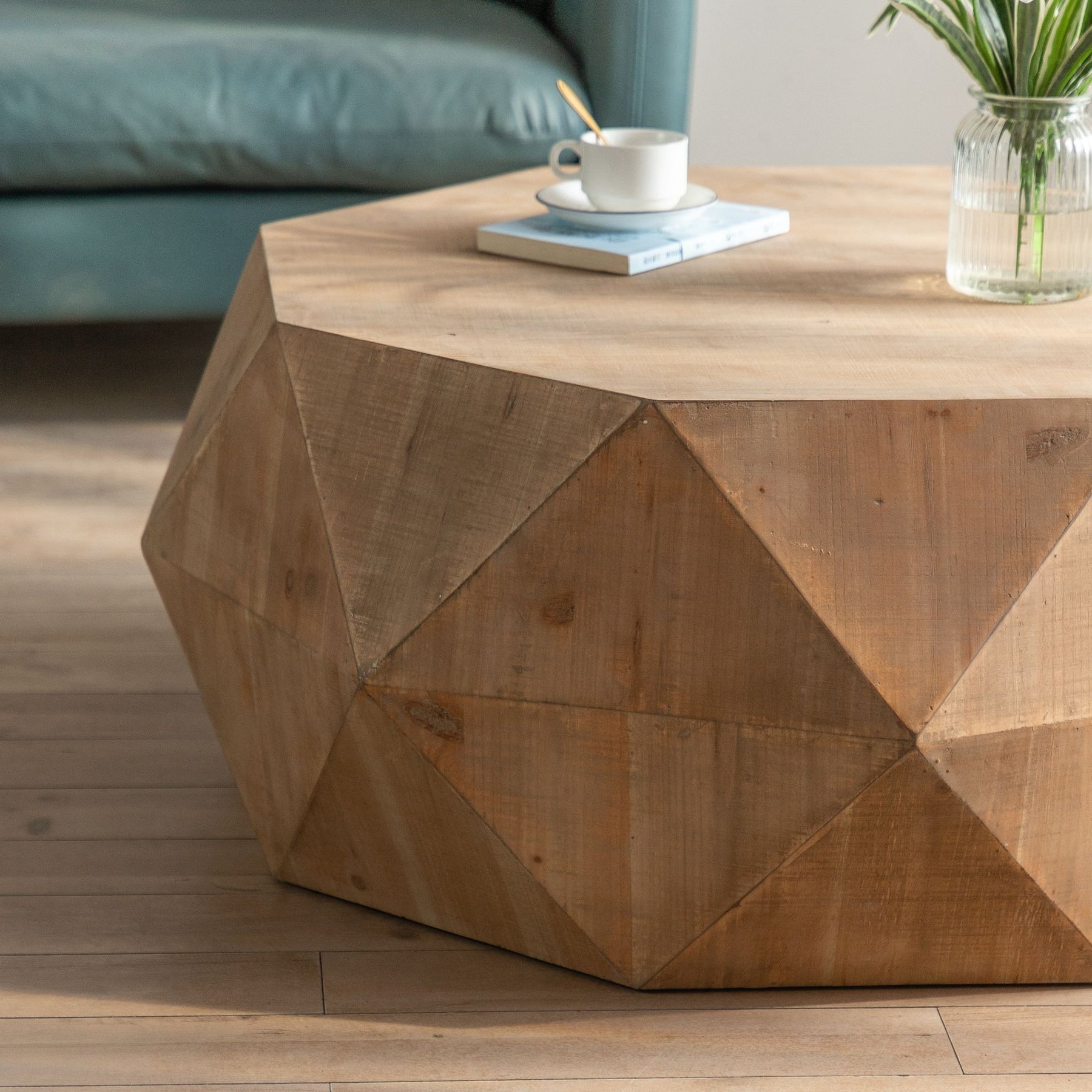 Three-dimensional Embossed Pattern Coffee Table