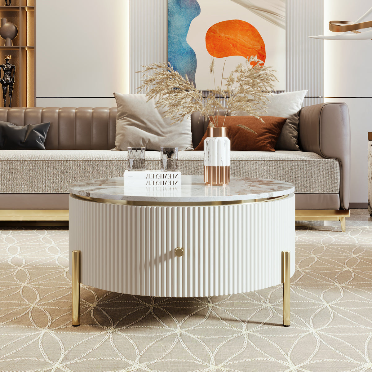 Modern Round Coffee Table