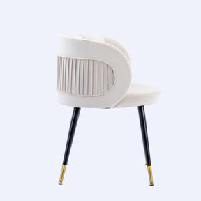 Off-White Velvet lounge chair