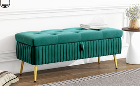 Button-Tufted Ottoman