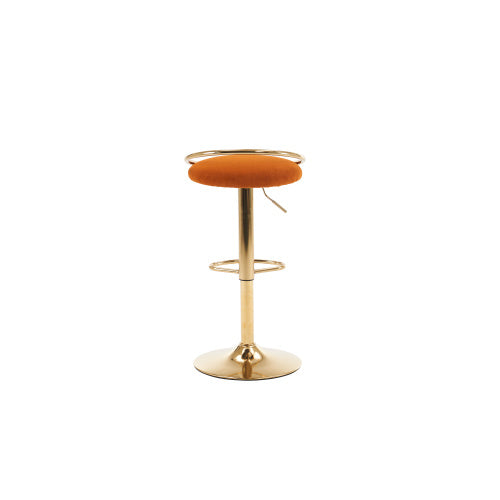 velvet Padded 360° Swivel Bar Stools (Set of 2)