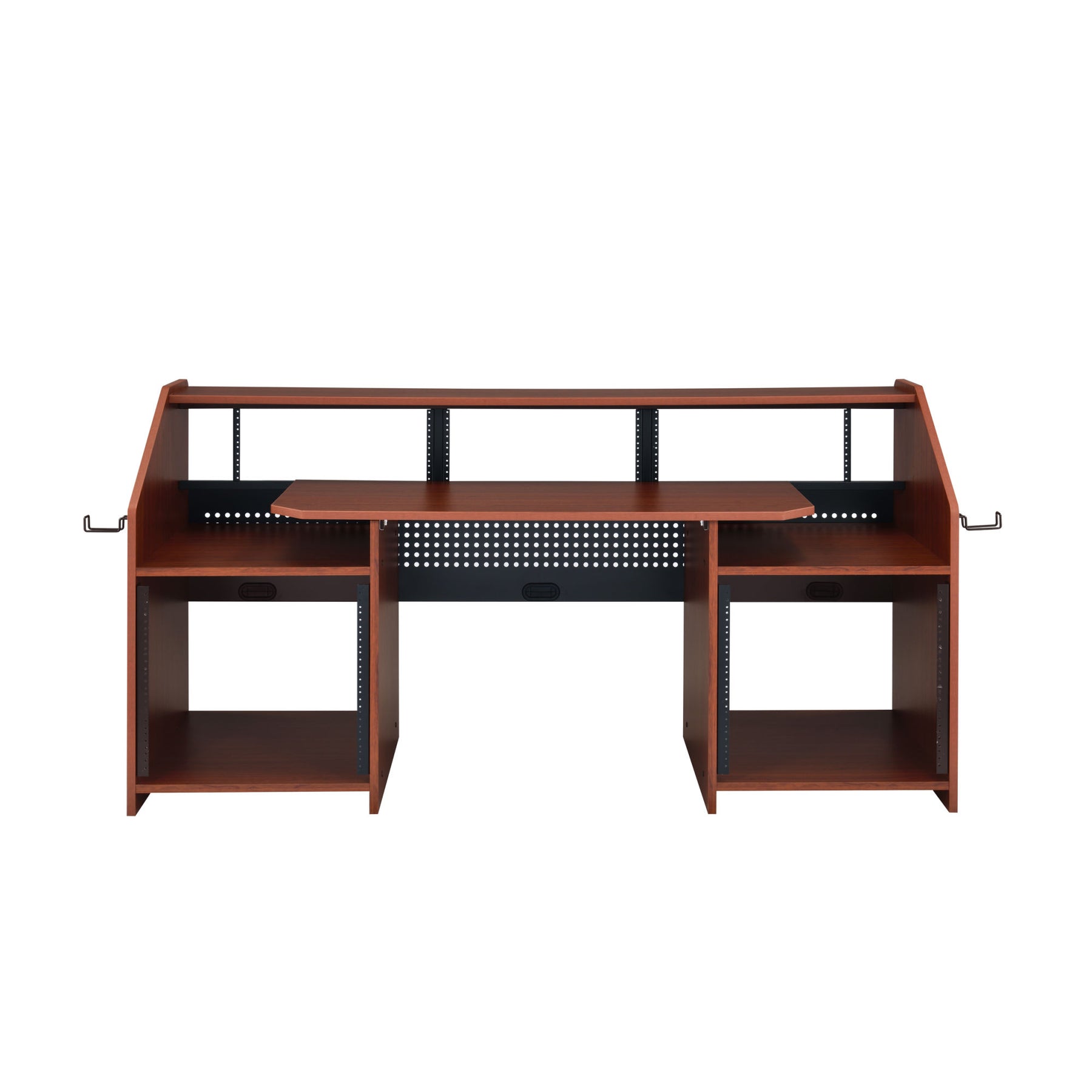 Annette Music Desk in Walnut & Black Finish