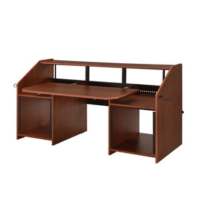 Annette Music Desk in Walnut & Black Finish