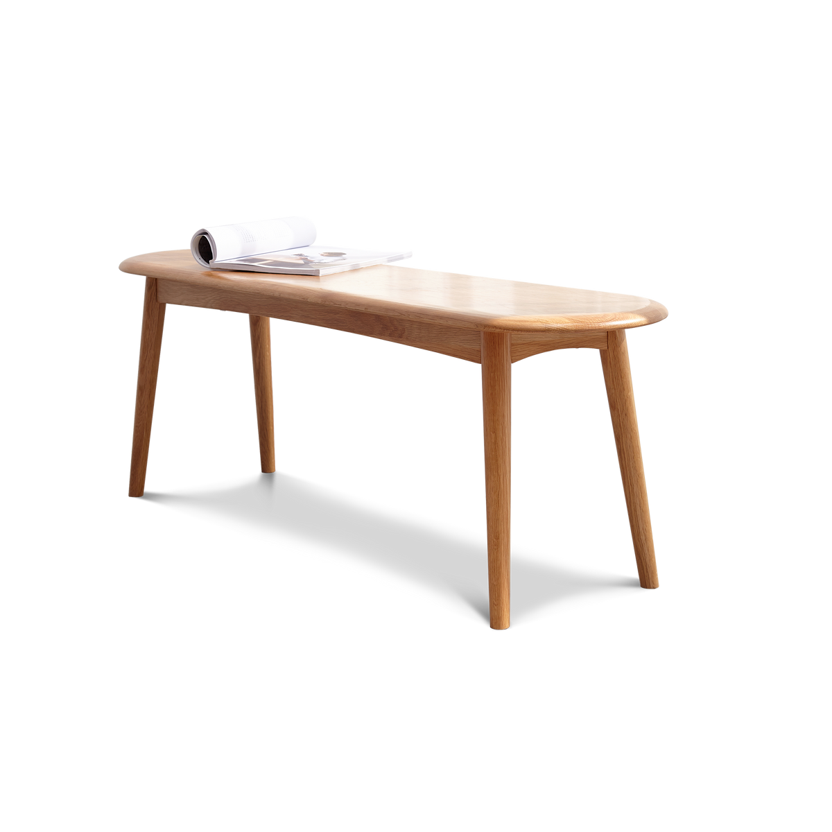 Natural Oak Wood Dining Bench