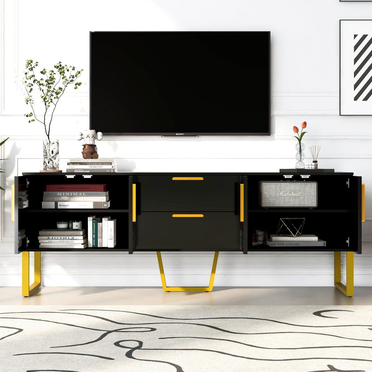 U-Can Modern TV Stand & Media Console