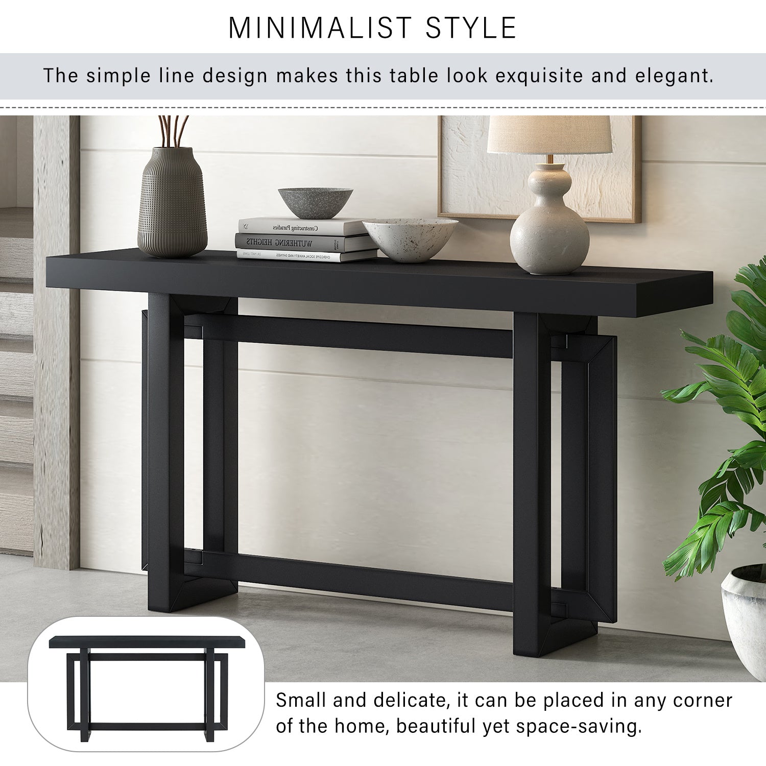 U_STYLE Contemporary Console Table