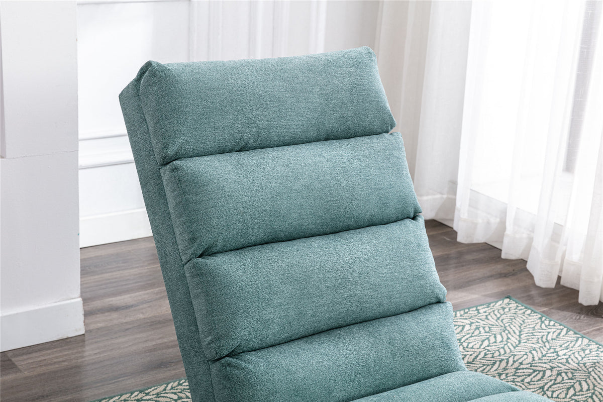 Modern Linen Chaise Indoor Lounge Chair