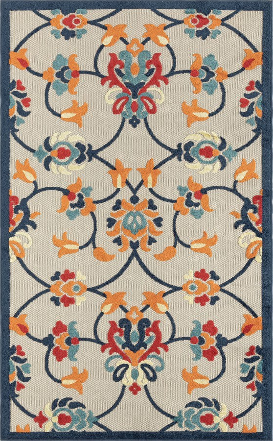 Stylish Classic Pattern Design Floral  Rug