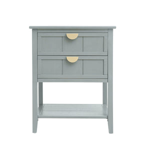 American style 2 Drawer Side table