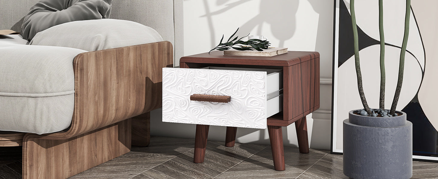 U-Can Square End Table with 1 Drawer