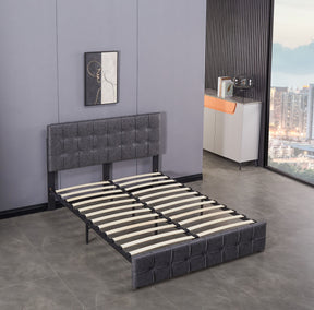 Modern Upholstered Bed | Queen Size