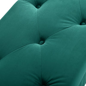 Button-Tufted Ottoman