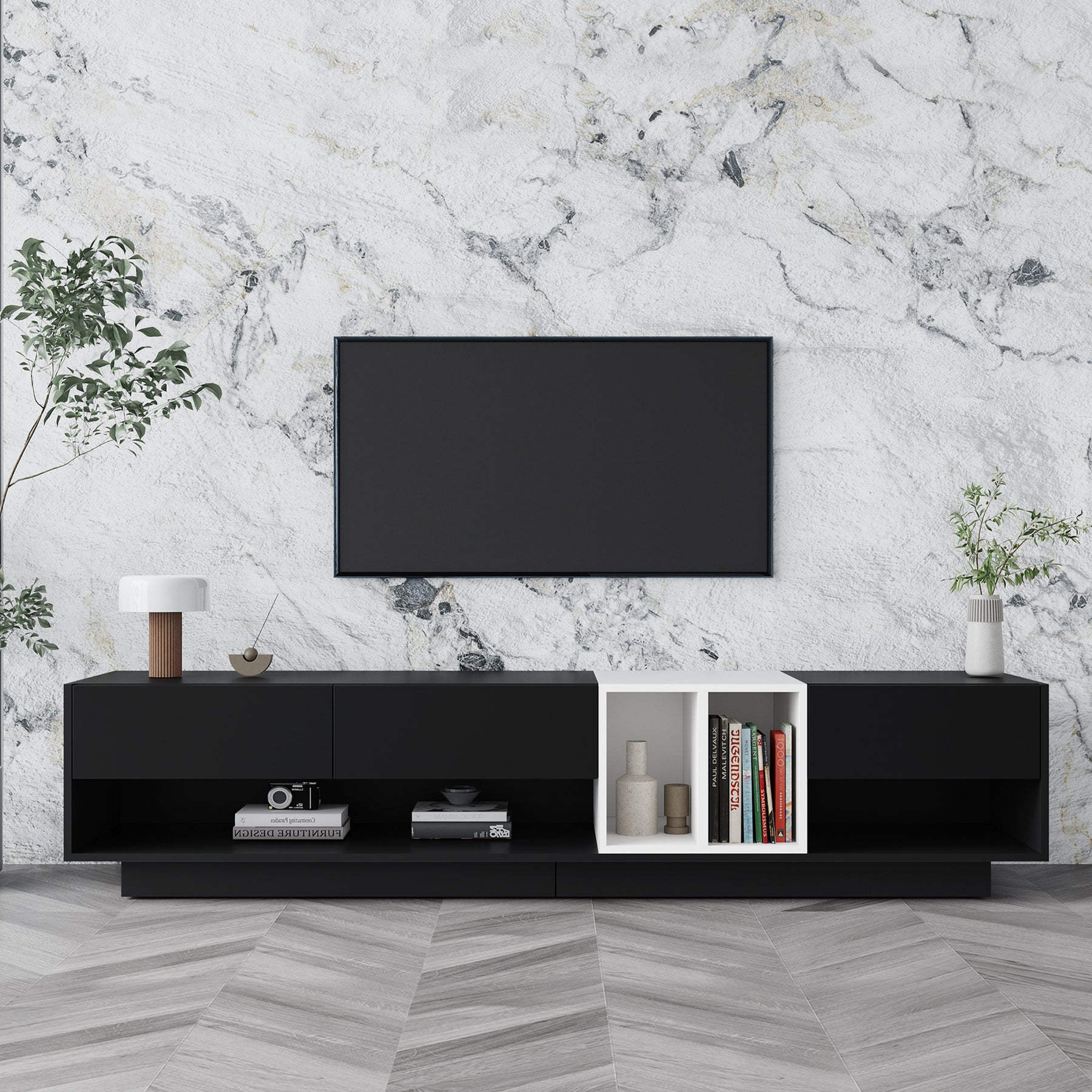 ON-TREND Sleek and Stylish TV Stand & Media Console