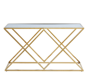 stainless steel console table