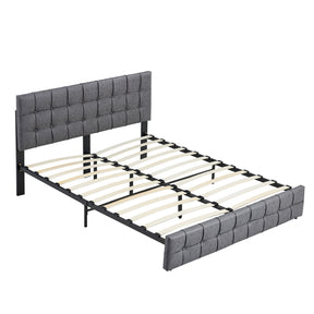 Modern Upholstered Bed | Queen Size