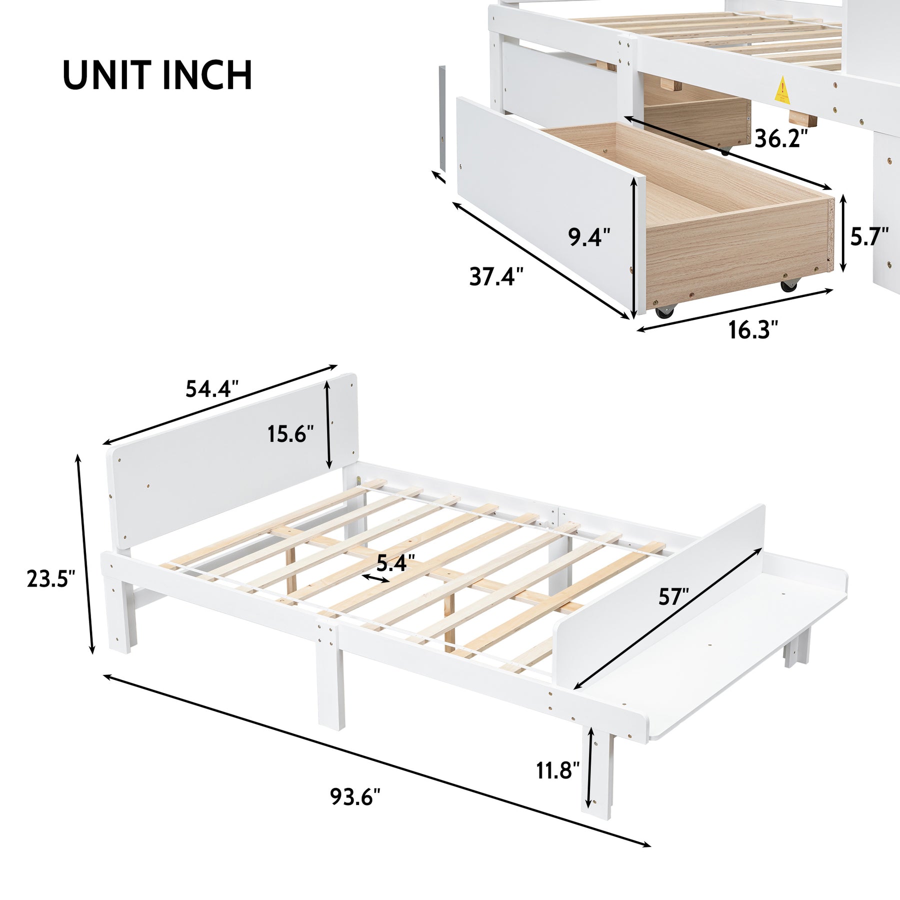 Footboard Bench | Full Size