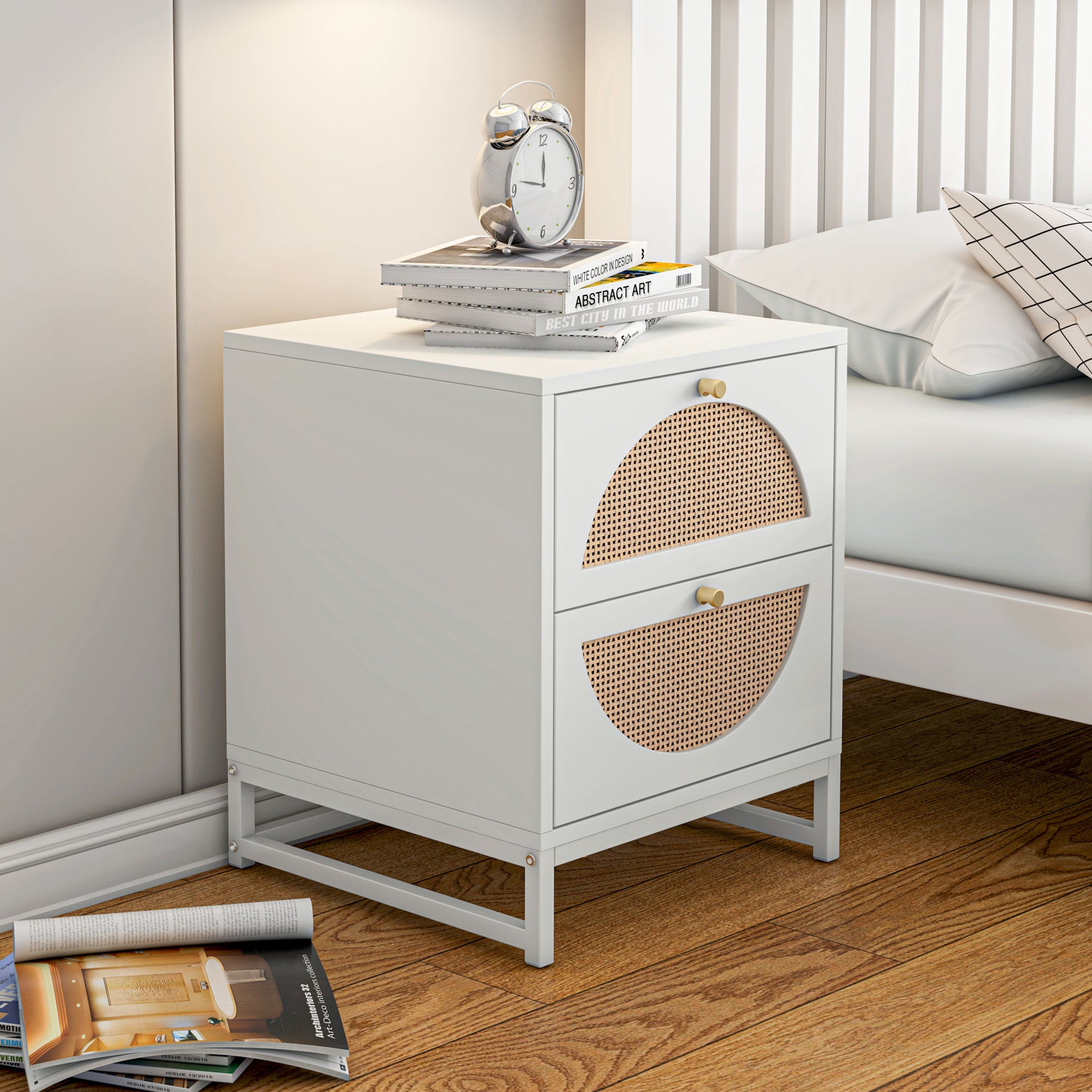 Allen 2 Drawer side table