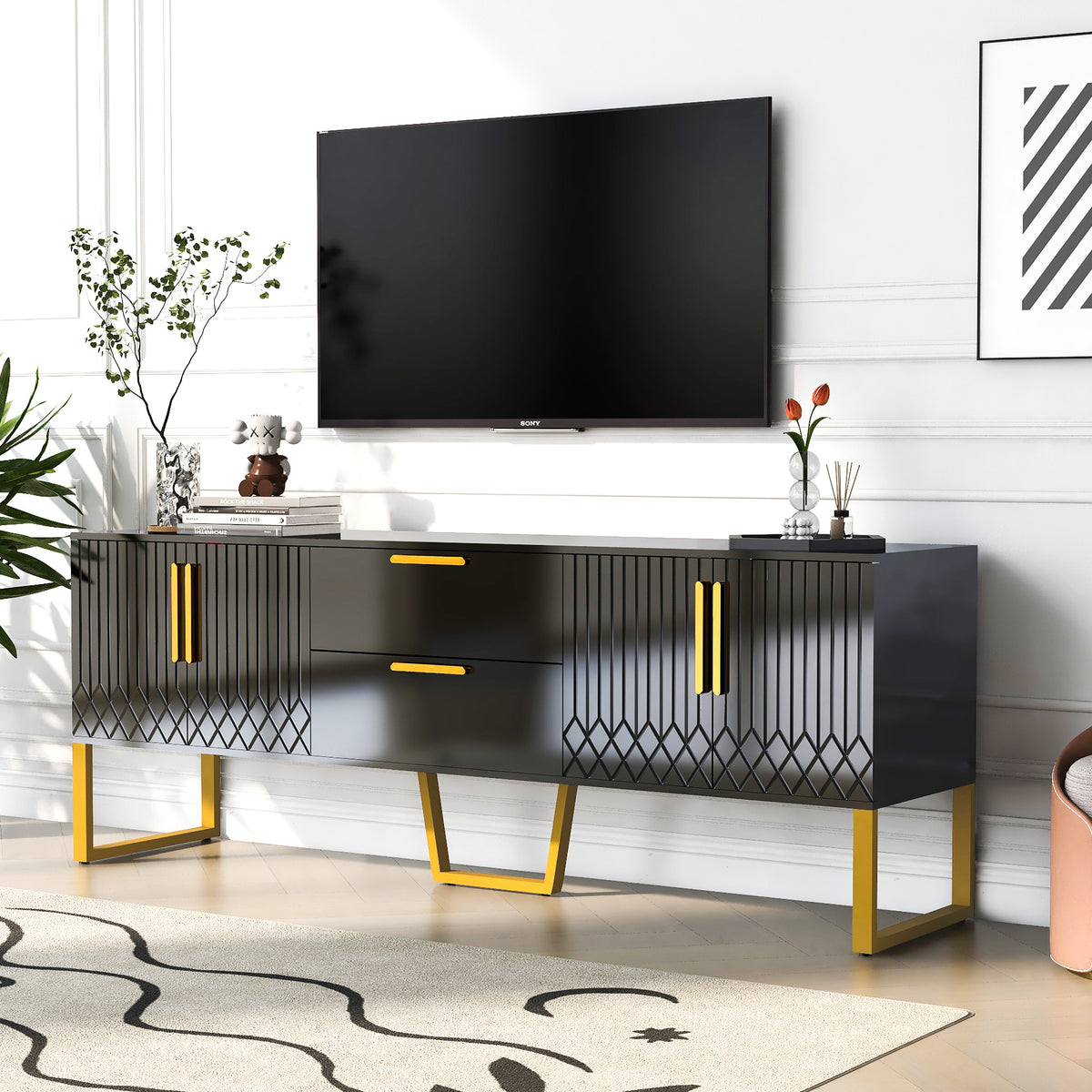 U-Can Modern TV Stand & Media Console