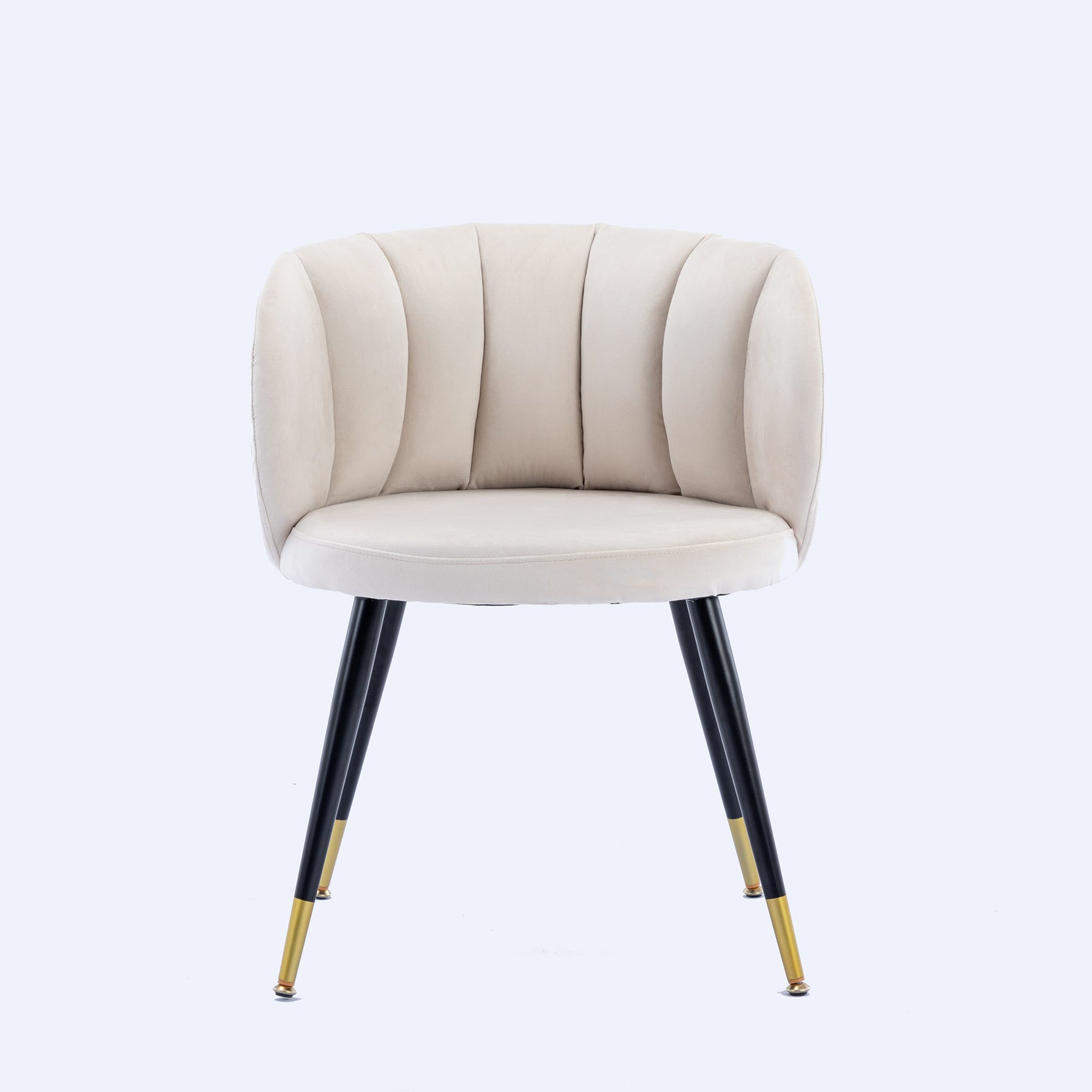 Off-White Velvet lounge chair