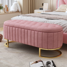 Chic Pink Velvet with Button Tufting