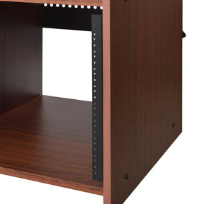 Annette Music Desk in Walnut & Black Finish