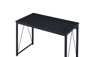 L-Shaped Writing Desk in Black Finish