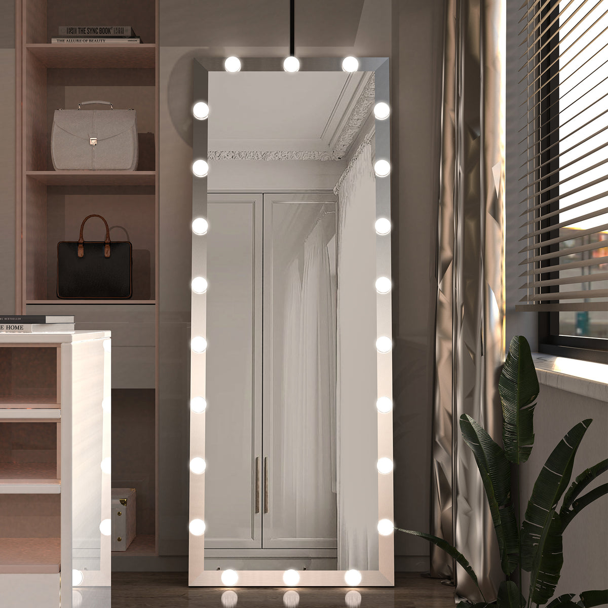 Hollywood Full Length Mirror with Lights