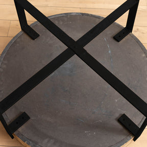 Modern Retro Splicing Round Coffee Table