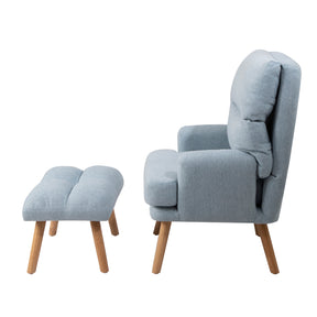 Accent Chair with Ottoman Set Lounge Chair