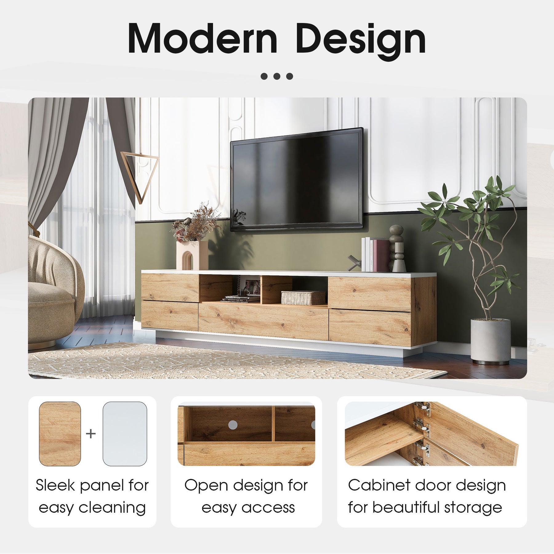 Modern TV stand & Media Console