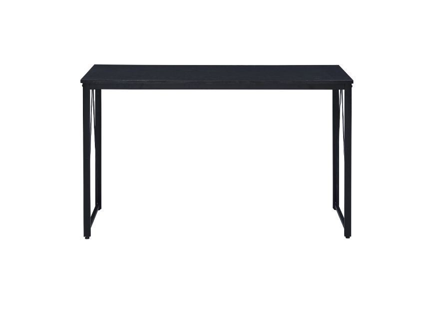 L-Shaped Writing Desk in Black Finish