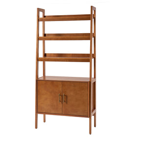 Solid Wood Ladder Bookcase