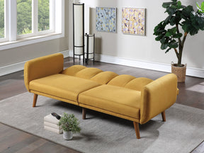 Elegant Modern Polyfiber Convertible Sofa