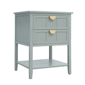 American style 2 Drawer Side table