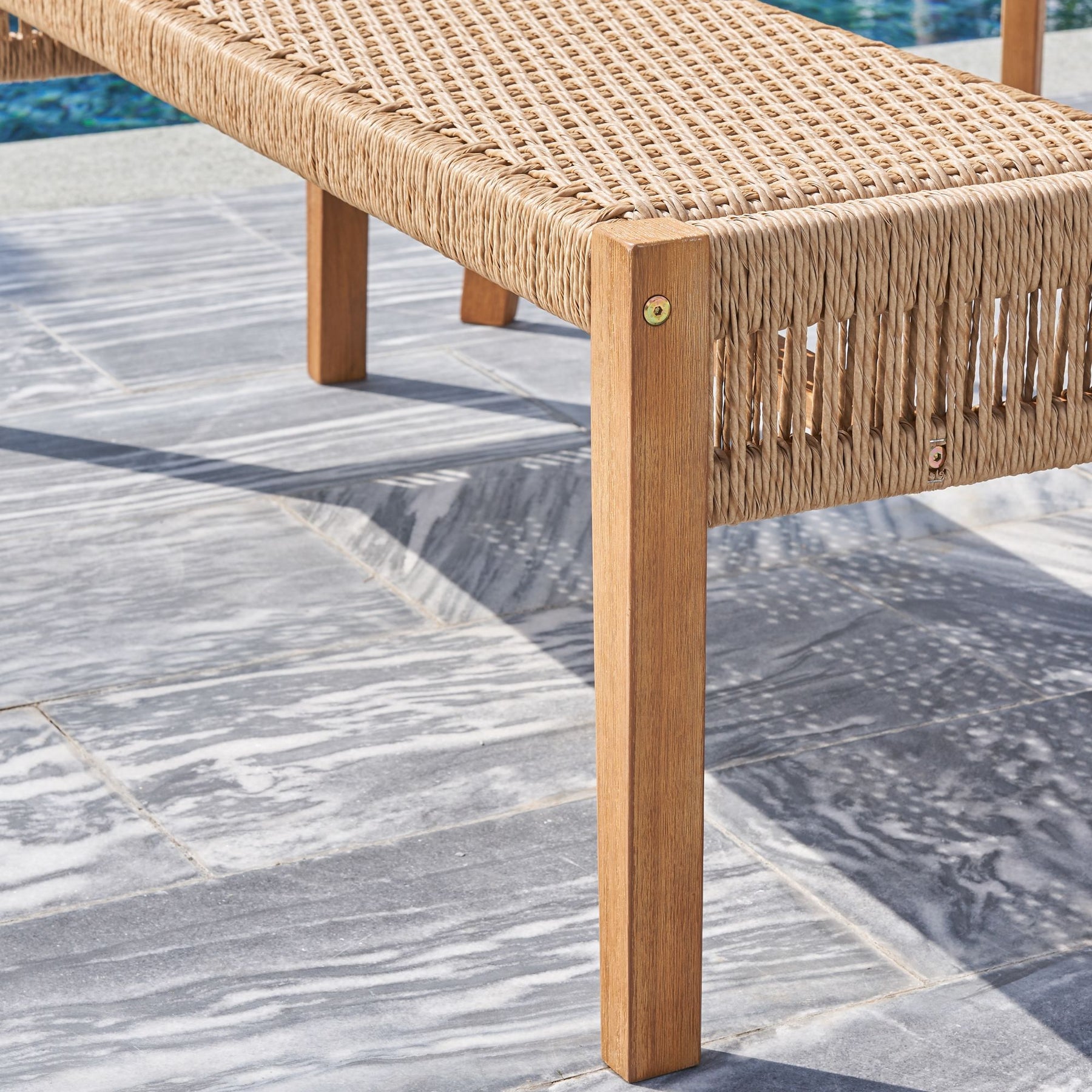 Mauricio Golden Oak Garden Bench