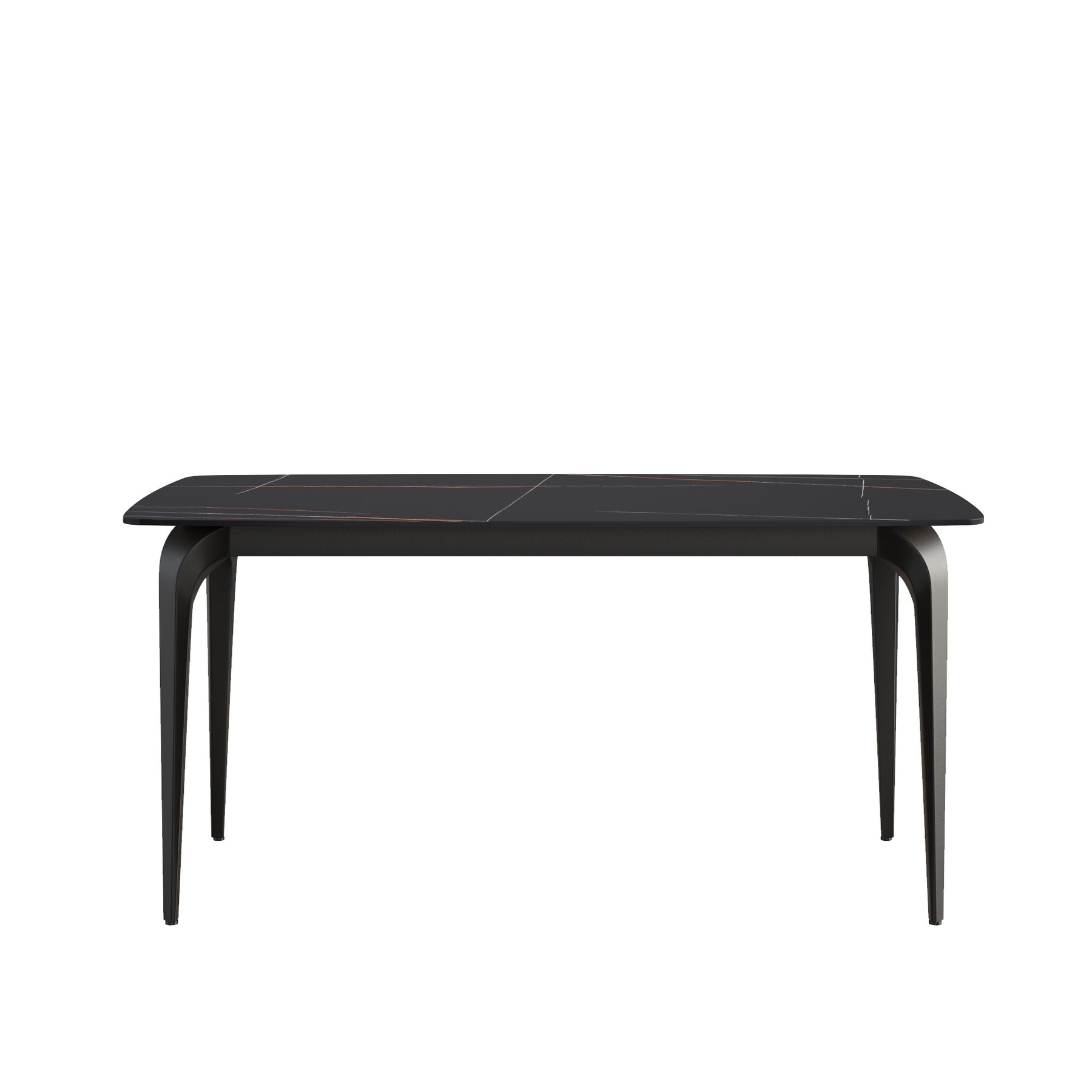 Modern artificial stone black Dining Table