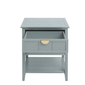 American style 2 Drawer Side table