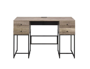 Desirre Writing Desk in Rustic Oak Finish